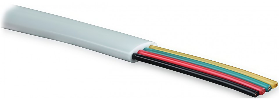 Hyperline UTC2x2x0.12: надёжный телефонный кабель в бухте 100 м
