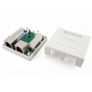 Hyperline SB1-2-8P8C-C5e-WH