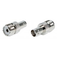 Hyperline AD-BNC-F-UHF-F Переходник BNC (мама) - UHF (мама)