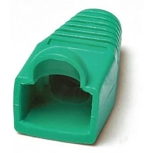 Hyperline BOOT-GN-10 Изолирующий колпачок для разъемов RJ-45, зеленый (10 шт.)
