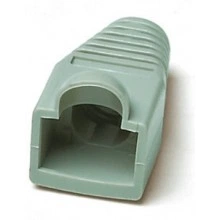 Hyperline BOOT-GY-10 Изолирующий колпачок для разъемов RJ-45, серый (10 шт.)