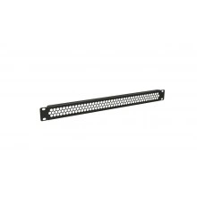 Hyperline BPD-1-RAL9005 Фальш-панель перфорированная на 1U, цвет черный (RAL 9005)