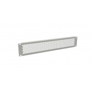 Hyperline BPD-2-RAL7035 Фальш-панель перфорированная на 2U, цвет серый (RAL 7035)