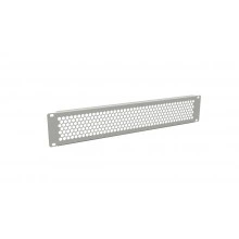 Hyperline BPD-2-RAL7035 Фальш-панель перфорированная на 2U, цвет серый (RAL 7035)