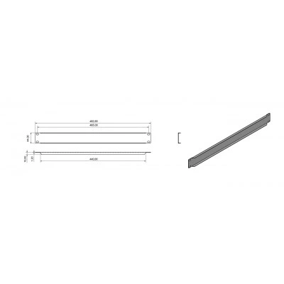 Hyperline BPV-1-RAL9005 Фальш-панель на 1U, цвет черный (RAL 9005) Hyperline BPV-1-RAL9005 Фальш-панель на 1U, цвет черный (RAL 9005)