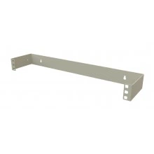 Hyperline BW19-1U-110F-RAL7035 Кронштейн настенный для 19 оборудования, высота 1U, глубина 110 мм, фиксированный, цвет серый (RAL 7035)