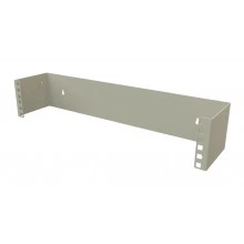 Hyperline BW19-2U-110F-RAL7035 Кронштейн настенный для 19 оборудования, высота 2U, глубина 110 мм, фиксированный, цвет серый (RAL 7035)