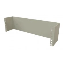 Hyperline BW19-3U-110F-RAL7035 Кронштейн настенный для 19 оборудования, высота 3U, глубина 110 мм, фиксированный, цвет серый (RAL 7035)