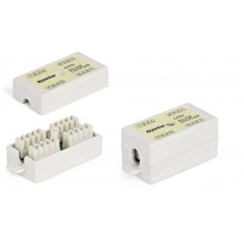 Hyperline CA-IDC-C5e-WH Проходной адаптер (coupler), Dual IDC, категория 5e, 4 пары