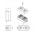 Hyperline CA-IDC-C5e-WH Проходной адаптер (coupler), Dual IDC, категория 5e, 4 пары Hyperline CA-IDC-C5e-WH Проходной адаптер (coupler), Dual IDC, категория 5e, 4 пары