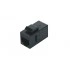 Hyperline CA2-KJ-C5E-BK Проходной адаптер (coupler), RJ-45(8P8C) формата Keystone Jack, категория 5e, черный Hyperline CA2-KJ-C5E-BK Проходной адаптер (coupler), RJ-45(8P8C) формата Keystone Jack, категория 5e, черный