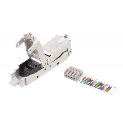 Hyperline CA3-IDC-C6-SH-F-SL Проходной адаптер (coupler), категория 6, полный экран, IDC Hyperline CA3-IDC-C6-SH-F-SL Проходной адаптер (coupler), категория 6, полный экран, IDC