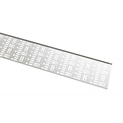 Hyperline CDV-150x9-37U-RAL7035 Перфорированный вертикальный кабельный организатор-лоток 150х9 мм, высотой 1645 мм, для шкафа высотой 37U, серый Hyperline CDV-150x9-37U-RAL7035 Перфорированный вертикальный кабельный организатор-лоток 150х9 мм, высотой 1645 мм, для шкафа высотой 37U, серый