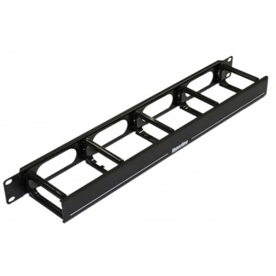 Hyperline CM-1U-5R-PL-COV Кабельный организатор с пластиковыми кольцами с крышкой, 19, 1U Hyperline CM-1U-5R-PL-COV Кабельный организатор с пластиковыми кольцами с крышкой, 19, 1U