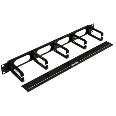 Hyperline CM-1U-5R-PL-COV Кабельный организатор с пластиковыми кольцами с крышкой, 19, 1U Hyperline CM-1U-5R-PL-COV Кабельный организатор с пластиковыми кольцами с крышкой, 19, 1U