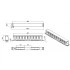 Hyperline CM-1U-D66-PL-COV Кабельный организатор пластиковый с крышкой, глубина 66 мм, широкие вводы, 19, 1U Hyperline CM-1U-D66-PL-COV Кабельный организатор пластиковый с крышкой, глубина 66 мм, широкие вводы, 19, 1U