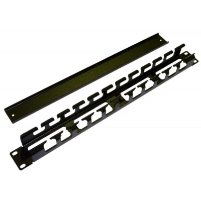 Hyperline CM-1U-ML-COV Кабельный организатор металлический с крышкой, 19, 1U Hyperline CM-1U-ML-COV Кабельный организатор металлический с крышкой, 19, 1U
