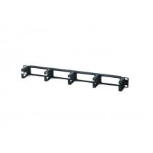 Hyperline CM-1U-ML Кабельный организатор с металлическими кольцами, 19, 1U