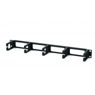 Hyperline CM-1U-PL Кабельный организатор с пластиковыми кольцами 70x44 мм, 19, 1U
