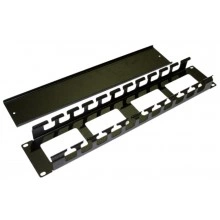 Hyperline CM-2U-ML-COV Кабельный организатор металлический с крышкой, 19, 2U