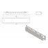 Hyperline CM-2U-ML-COV Кабельный организатор металлический с крышкой, 19, 2U Hyperline CM-2U-ML-COV Кабельный организатор металлический с крышкой, 19, 2U