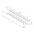 Hyperline CM-2U-MLF-COV Кабельный организатор металлический с крышкой, 19, 2U Hyperline CM-2U-MLF-COV Кабельный организатор металлический с крышкой, 19, 2U