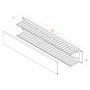 Hyperline CM-2U-PL-COV Кабельный организатор пластиковый с крышкой, 19", 2U Hyperline CM-2U-PL-COV Кабельный организатор пластиковый с крышкой, 19", 2U