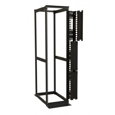 Hyperline CMF-OR-37U-150x106-C-RAL9005 Вертикальный кабельный организатор 37U для стоек ORK2A, ORL1, ширина 150мм, объединение в ряды, высота пальцев 106мм с крышками, черный Hyperline CMF-OR-37U-150x106-C-RAL9005 Вертикальный кабельный организатор 37U для стоек ORK2A, ORL1, ширина 150мм, объединение в ряды, высота пальцев 106мм с крышками, черный