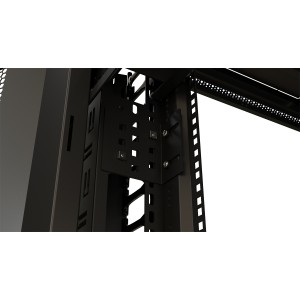 Hyperline CMF-OTR-32U-89x106-C-RAL9005 Вертикальный кабельный организатор 32U для шкафов TTR, TTB, стоек ORK2A, ORL1, ширина 89мм, высота пальцев 106мм с крышками и кронштейнами, черный Hyperline CMF-OTR-32U-89x106-C-RAL9005 Вертикальный кабельный организатор 32U для шкафов TTR, TTB, стоек ORK2A, ORL1, ширина 89мм, высота пальцев 106мм с крышками и кронштейнами, черный