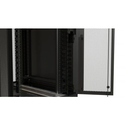 Hyperline CMF-OTR-42U-89x106-C-RAL9005 Вертикальный кабельный организатор 42U для шкафов TTR, TTB, стоек ORK2A, ORL1, ширина 89мм, высота пальцев 106мм с крышками и кронштейнами, черный Hyperline CMF-OTR-42U-89x106-C-RAL9005 Вертикальный кабельный организатор 42U для шкафов TTR, TTB, стоек ORK2A, ORL1, ширина 89мм, высота пальцев 106мм с крышками и кронштейнами, черный
