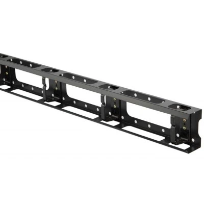 Hyperline CMV-42U-ML Металлический вертикальный кабельный организатор с крышкой 42U, для шкафов TTB, TTR шириной 800 мм, черный (RAL 9004) (1 шт.) Hyperline CMV-42U-ML Металлический вертикальный кабельный организатор с крышкой 42U, для шкафов TTB, TTR шириной 800 мм, черный (RAL 9004) (1 шт.)