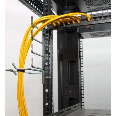 Hyperline CMW-VR-190 Кольцо организационное для укладки кабеля 190х85 мм, металлическое, для шкафов Hyperline и ZPAS Hyperline CMW-VR-190 Кольцо организационное для укладки кабеля 190х85 мм, металлическое, для шкафов Hyperline и ZPAS