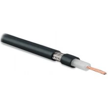 Hyperline COAX-RG58-500 (500 м) Кабель коаксиальный RG-58, 50 Ом, жила - 20 AWG, внешний диаметр 4.95мм, PVC, черный
