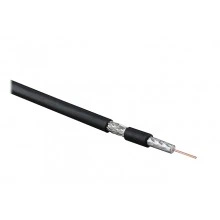 Hyperline COAX-RG6-LSZH-100 Кабель коаксиальный RG-6, 75 Ом (ТВ, SAT, CATV), жила - 18 AWG, внешний диаметр 6.9мм, LSZH (бухта 100 м)