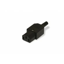 Hyperline CON-IEC320C13 Разъем IEC 60320 C13 220В 10A на кабель (плоские контакты внутри разъема), прямой