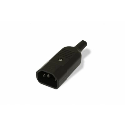 Hyperline CON-IEC320C14 Разъем IEC 60320 C14 220В 10A на кабель (плоские выступающие штыревые контакты в пластиковом обрамлении), прямой Hyperline CON-IEC320C14 Разъем IEC 60320 C14 220В 10A на кабель (плоские выступающие штыревые контакты в пластиковом обрамлении), прямой