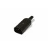 Hyperline CON-IEC320C14 Разъем IEC 60320 C14 220В 10A на кабель (плоские выступающие штыревые контакты в пластиковом обрамлении), прямой Hyperline CON-IEC320C14 Разъем IEC 60320 C14 220В 10A на кабель (плоские выступающие штыревые контакты в пластиковом обрамлении), прямой
