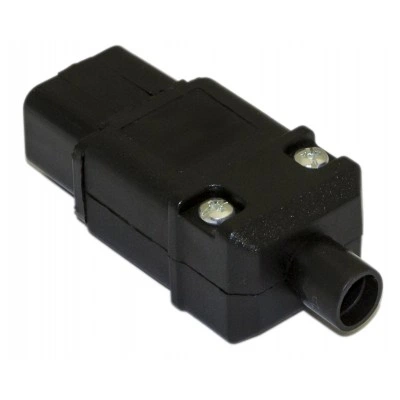 Hyperline CON-IEC320C19 Разъем IEC 60320 C19 220В 16A на кабель, контакты на винтах (плоские контакты внутри разъема), прямой Hyperline CON-IEC320C19 Разъем IEC 60320 C19 220В 16A на кабель, контакты на винтах (плоские контакты внутри разъема), прямой