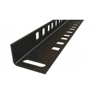 Hyperline CPR19-15U-RAL9005 19 монтажный профиль высотой 15U, для шкафов TWB / TWL, цвет черный (2 шт. в комплекте)