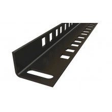 Hyperline CPR19-27U-RAL9005 19 монтажный профиль высотой 27U, для шкафов TWB / TWL, цвет черный (2 шт. в комплекте)