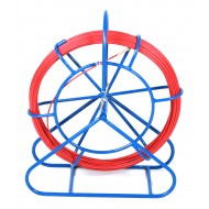 Hyperline CPS-GP6.0-МС-15M Устройство для протяжки кабеля мини УЗК в металлической кассете с держателем на ножке, 15 м (диаметр стеклопрутка 6 мм)