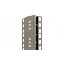 Hyperline CTRM19-18U-RAL7035 19 монтажный профиль высотой 18U с маркировкой юнитов, для шкафов TTR, TTB, цвет серый RAL7035 (2 шт. в комплекте)