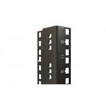 Hyperline CTRM19-47U-RAL9005 19 монтажный профиль высотой 47U с маркировкой юнитов, для шкафов TTR, TTB, цвет черный RAL9005 (2 шт. в комплекте)