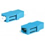 Hyperline FA-P00Z-LC/LC-N/WH-BL Оптический проходной адаптер LC-LC, SM, simplex, корпус пластиковый, синий, белые колпачки Hyperline FA-P00Z-LC/LC-N/WH-BL Оптический проходной адаптер LC-LC, SM, simplex, корпус пластиковый, синий, белые колпачки