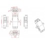 Hyperline FA-P11Z-DLC/DLC-N/WH-BG Оптический проходной адаптер LC-LC, MM, duplex, корпус пластиковый, бежевый, белые колпачки Hyperline FA-P11Z-DLC/DLC-N/WH-BG Оптический проходной адаптер LC-LC, MM, duplex, корпус пластиковый, бежевый, белые колпачки