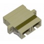 Hyperline FA-P11Z-DSC/DSC-N/BK-BG Оптический проходной адаптер SC-SC, MM, duplex, корпус пластиковый, бежевый, черные колпачки Hyperline FA-P11Z-DSC/DSC-N/BK-BG Оптический проходной адаптер SC-SC, MM, duplex, корпус пластиковый, бежевый, черные колпачки
