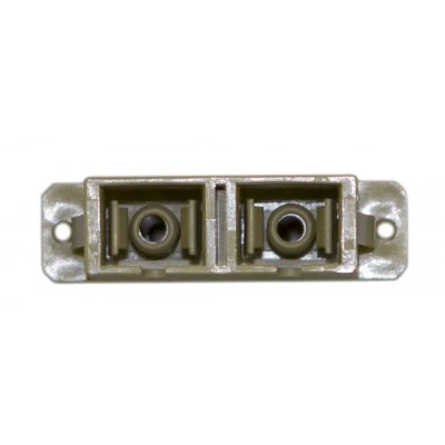 Hyperline FA-P11Z-DSC/DSC-N/BK-BG Оптический проходной адаптер SC-SC, MM, duplex, корпус пластиковый, бежевый, черные колпачки Hyperline FA-P11Z-DSC/DSC-N/BK-BG Оптический проходной адаптер SC-SC, MM, duplex, корпус пластиковый, бежевый, черные колпачки