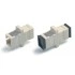Hyperline FA-P11Z-SC/SC-N/BK-BG Оптический проходной адаптер SC-SC, MM, simplex, корпус пластиковый, бежевый, черные колпачки Hyperline FA-P11Z-SC/SC-N/BK-BG Оптический проходной адаптер SC-SC, MM, simplex, корпус пластиковый, бежевый, черные колпачки