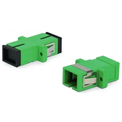 Hyperline FA-P11Z-SC/SC-N/BK-GN Оптический проходной адаптер SC-SC, SM, simplex, корпус пластиковый, зеленый, черные колпачки Hyperline FA-P11Z-SC/SC-N/BK-GN Оптический проходной адаптер SC-SC, SM, simplex, корпус пластиковый, зеленый, черные колпачки