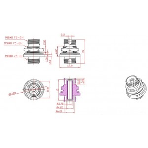 Hyperline FA-S00Z-FC/FC-N/GN-SL Оптический проходной адаптер FC-FC, SM, simplex, корпус металл, зеленые колпачки Hyperline FA-S00Z-FC/FC-N/GN-SL Оптический проходной адаптер FC-FC, SM, simplex, корпус металл, зеленые колпачки